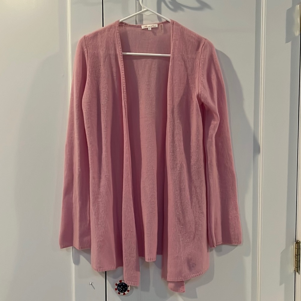 Minnie Rose Cashmere Open Duster size S